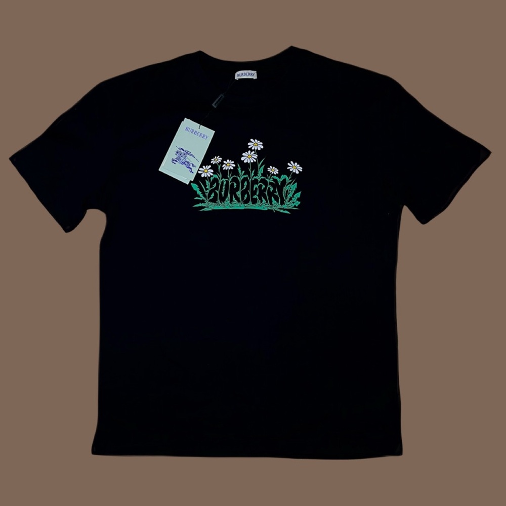 Burberry Daisy Logo Cotton T-shirt